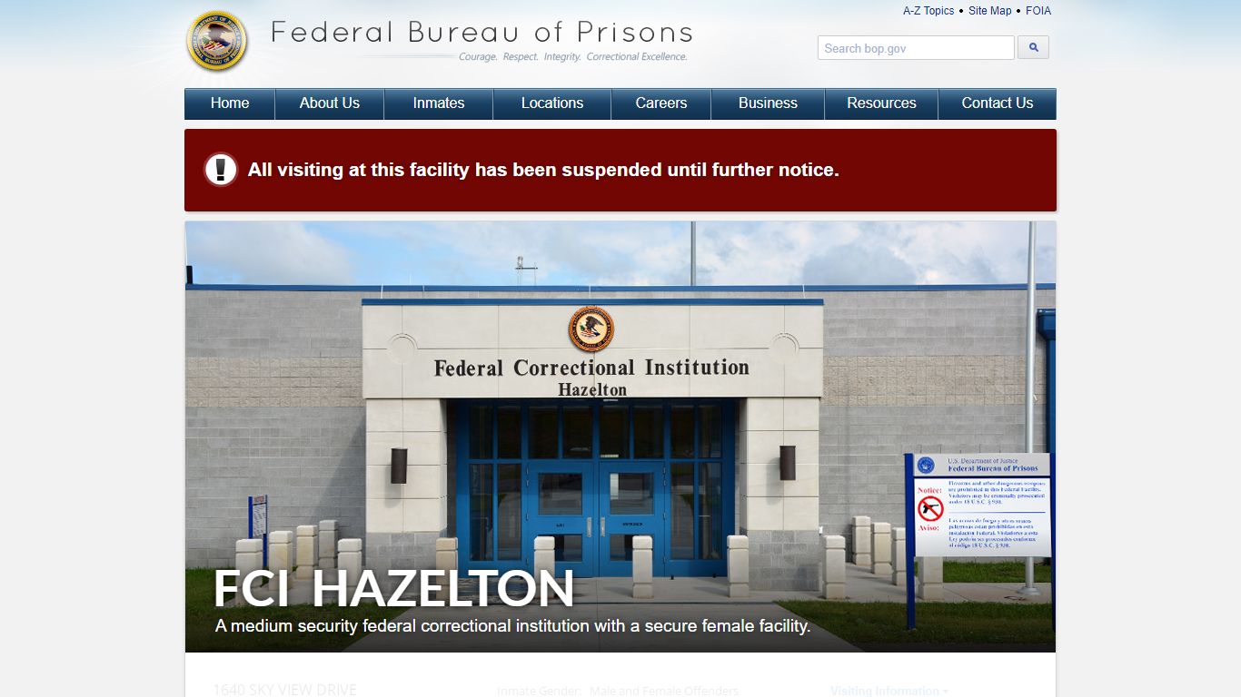 FCI Hazelton