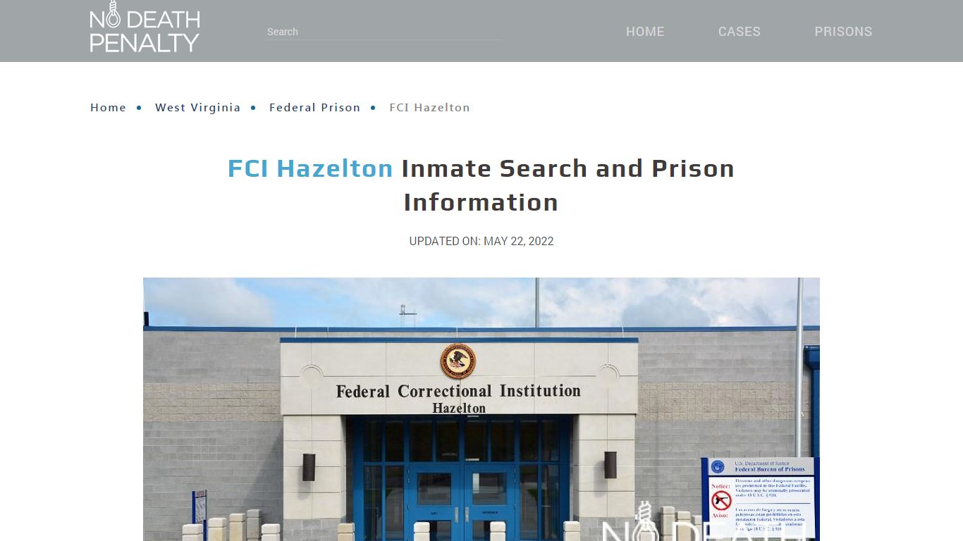 FCI Hazelton Inmate Search, Visitation, Phone no ...